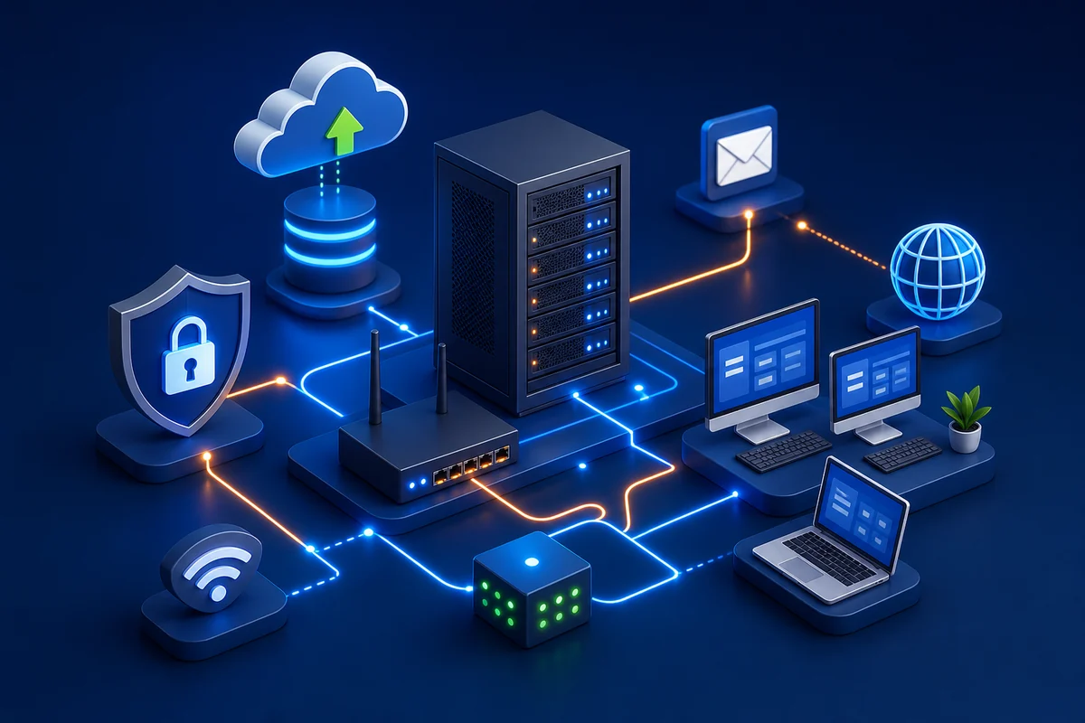 The ICT Foundation Every Growing Business Needs technology illustration